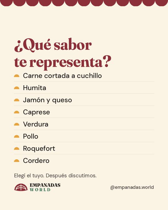 Post 02 · ¿Qué sabor te representa?